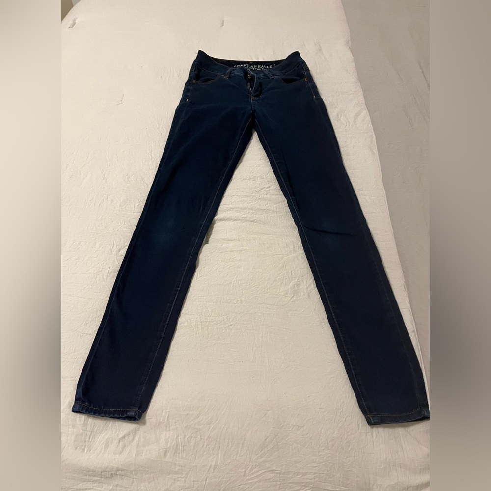 American Eagle Outfitters Size 2 High Rise Jeggings Super Super Stretch